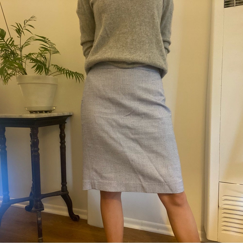 Banana Republic blue woven skirt sz 2